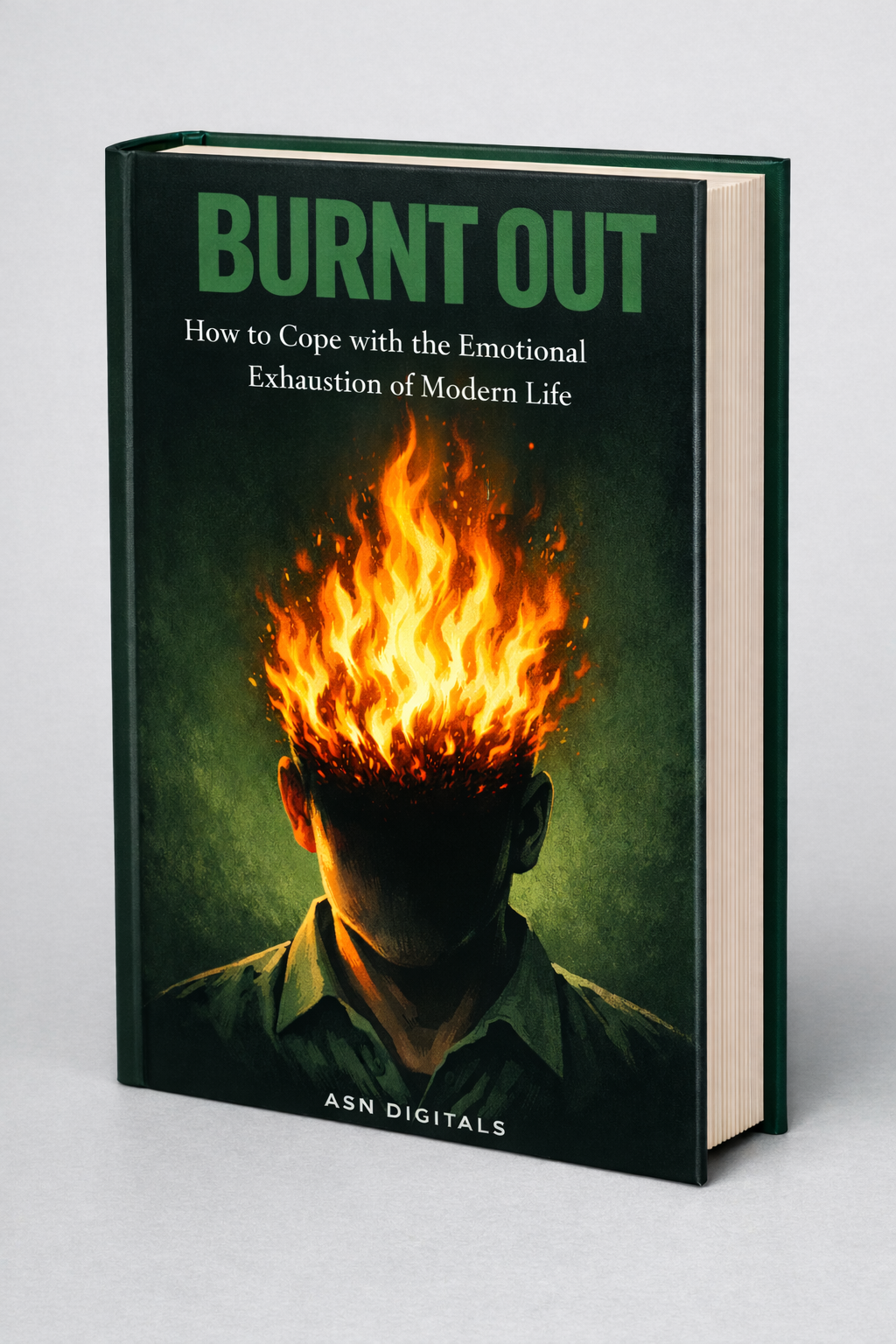 Burnt Out digital guide cover - burnout recovery and self-care ebook