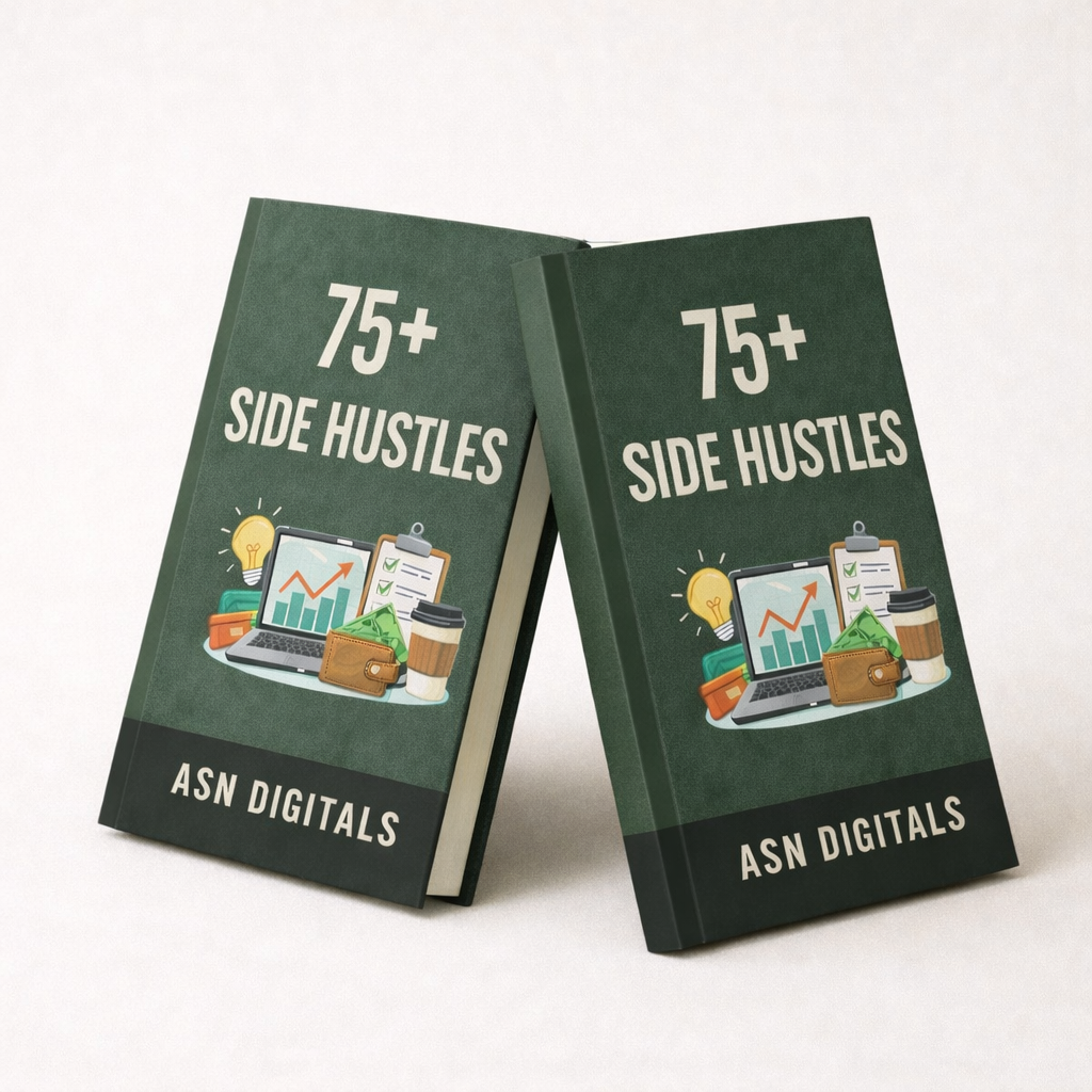 75+ Side Hustles (that actually make sense)— Digital Guide (PDF)