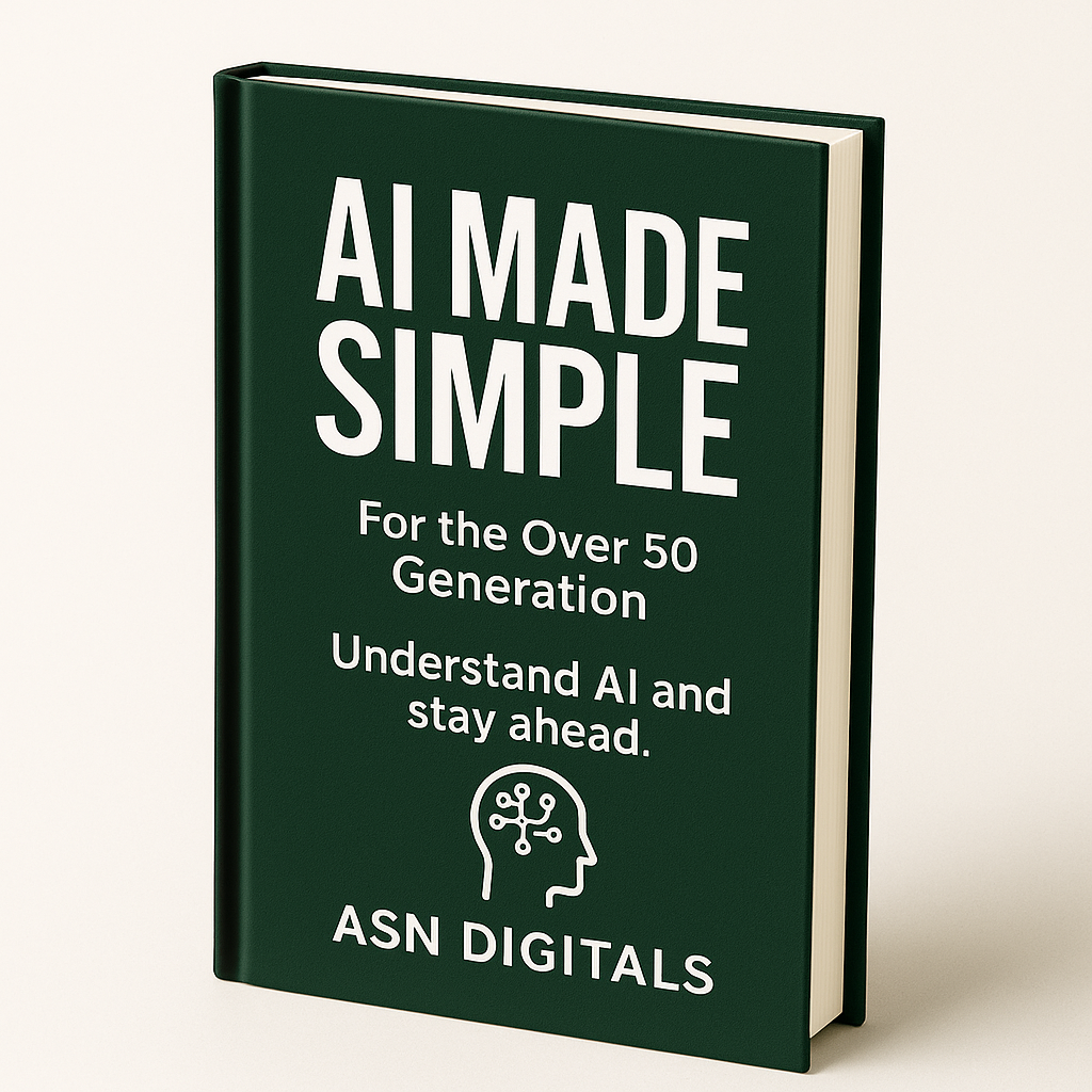 AI Made Simple guide cover - beginner's guide to artificial intelligence ebook