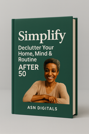Simplify guide cover - decluttering and minimalist lifestyle strategies ebook