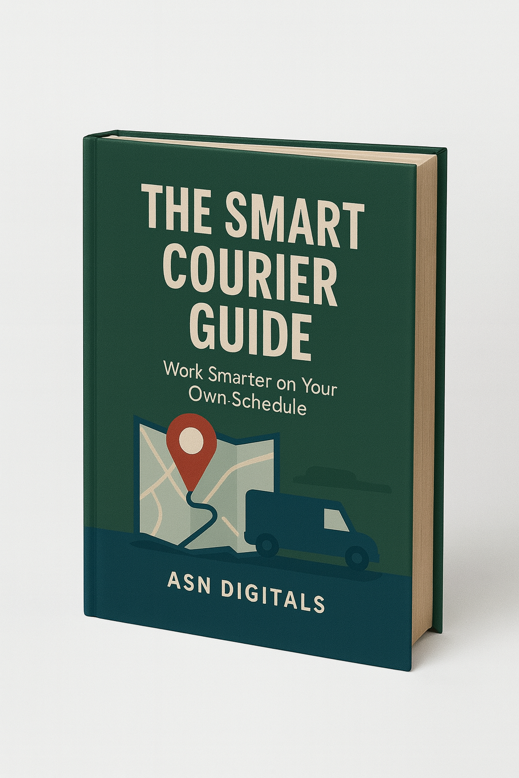 The Smart Courier Guide cover - delivery driver strategies for Uber Eats, DoorDash and courier services ebook