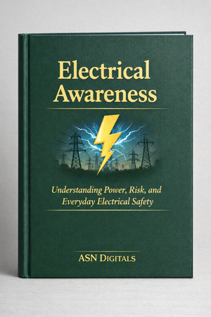 "Electrical Awareness digital guide cover - home electrical safety for homeowners and renters"